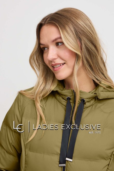 FRANSA Μπουφάν καπιτονέ με κουκούλα