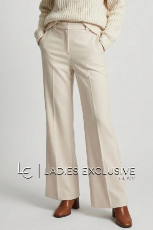 FRANSA Παντελόνι από διαγωνάλ ύφασμα