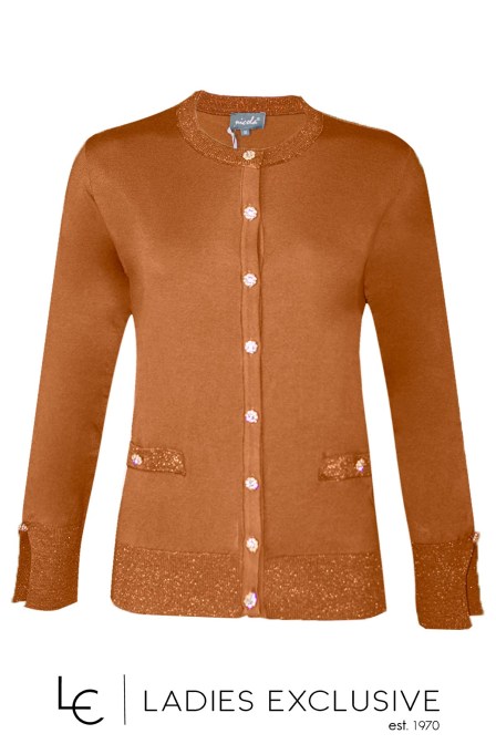 NICOLA Ζακέτα μονόχρωμη με ιδιαίτερα κουμπιά