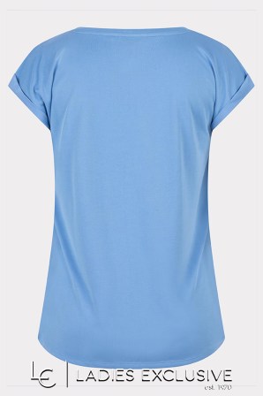 ESQUALO Μπλούζα με κοφτό μανίκι