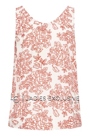 FRANSA Μπλούζα με λεπτή ράντα