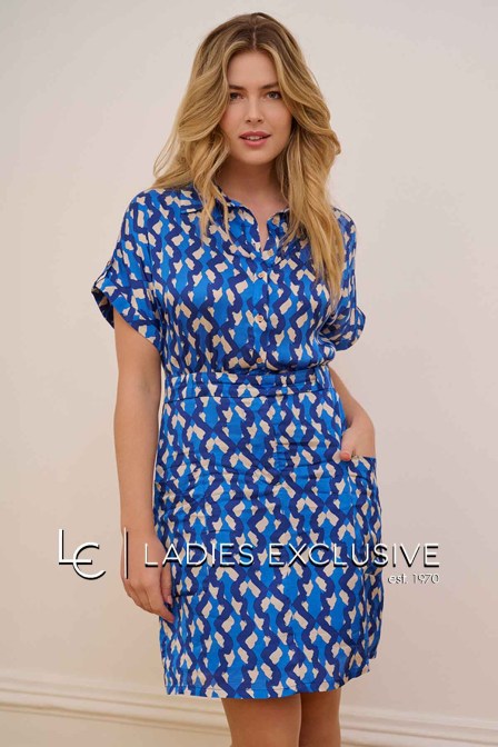 ESQUALO Φόρεμα κοντομάνικο σατέν