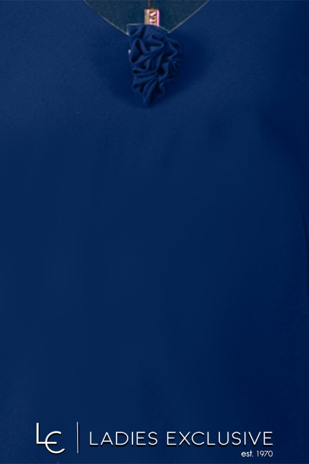 VIDAL Μπλούζα κοντομάνικη από μουσελίνα