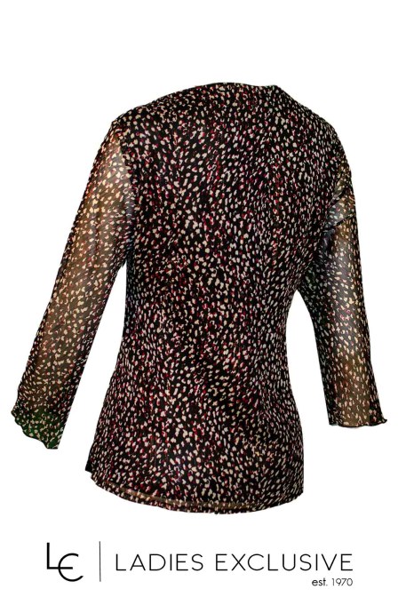 VIDAL Μπλούζα από μουσελίνα